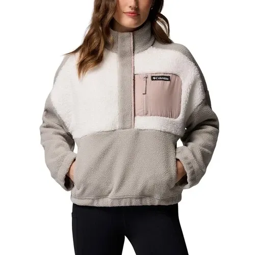 Trending Viral Women's Columbia Sherpa Fleece Pullover, Multi Sizes & Colors