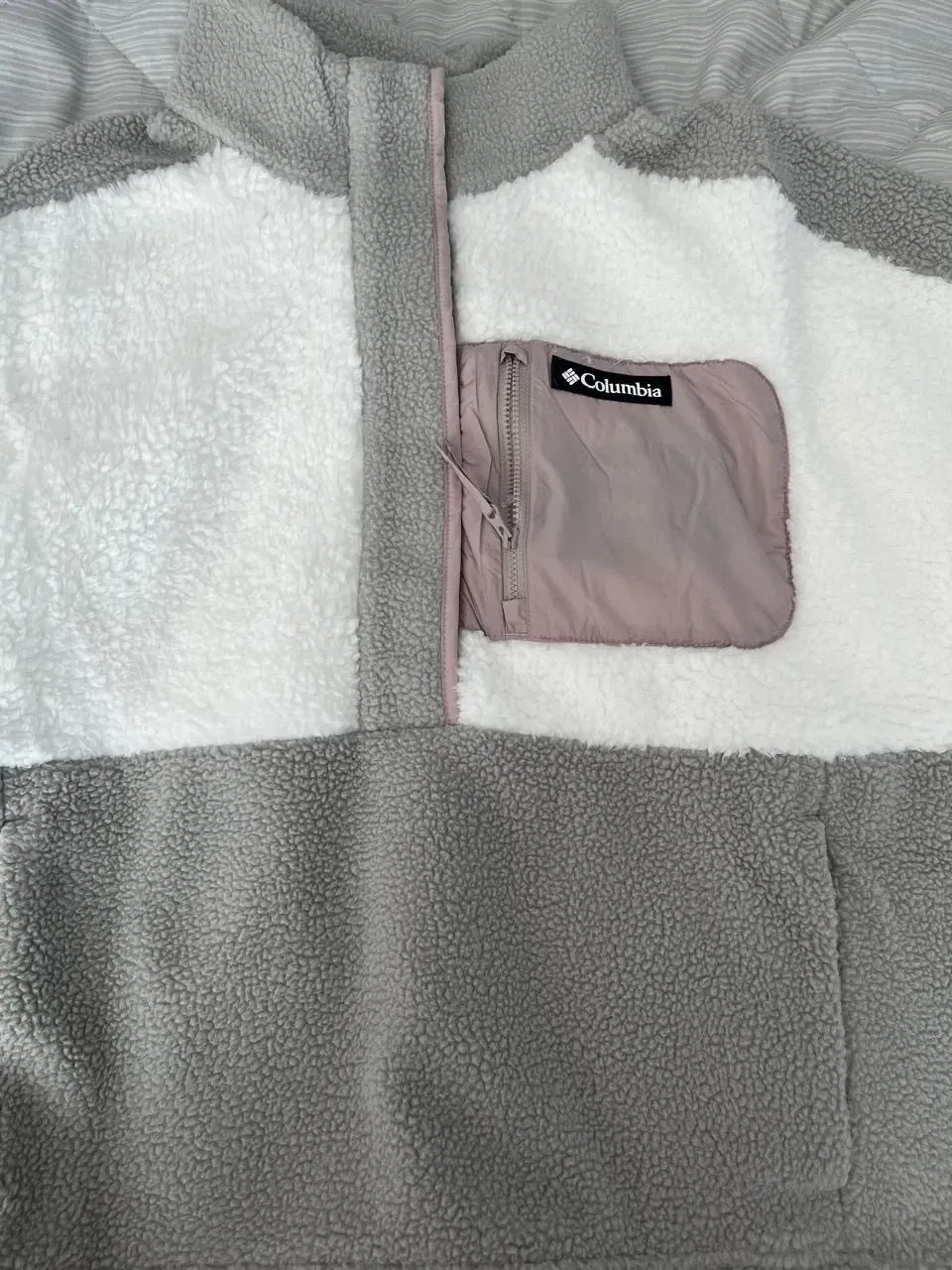 Trending Viral Women's Columbia Sherpa Fleece Pullover, Multi Sizes & Colors