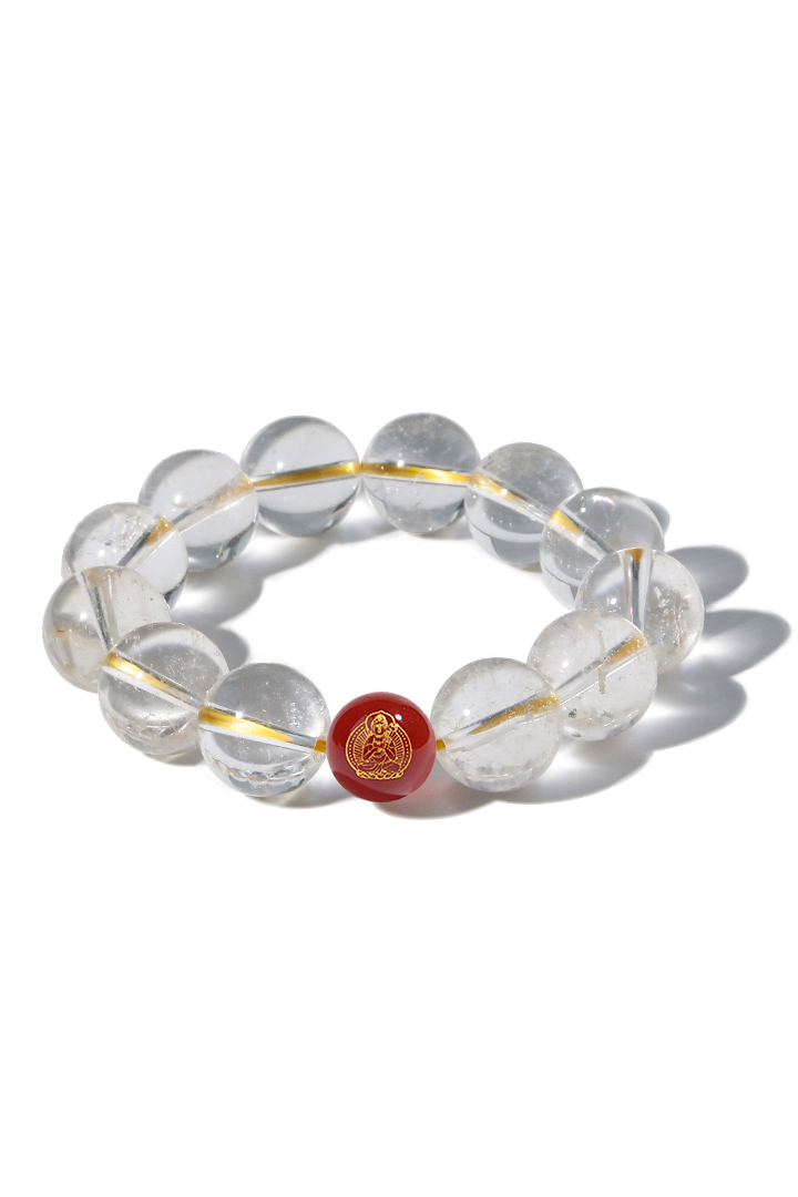 Clear Quartz Zodiac Guardian Bracelet