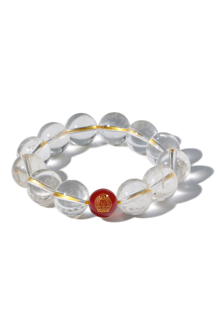 Clear Quartz Zodiac Guardian Bracelet