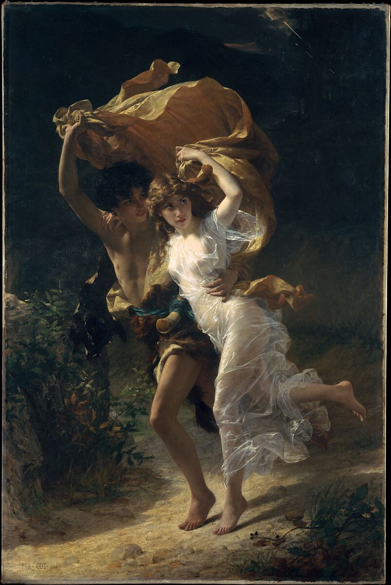 The Storm, Pierre-Auguste Cot (French, Bédarieux 1837–1883 Paris), Oil on canvas