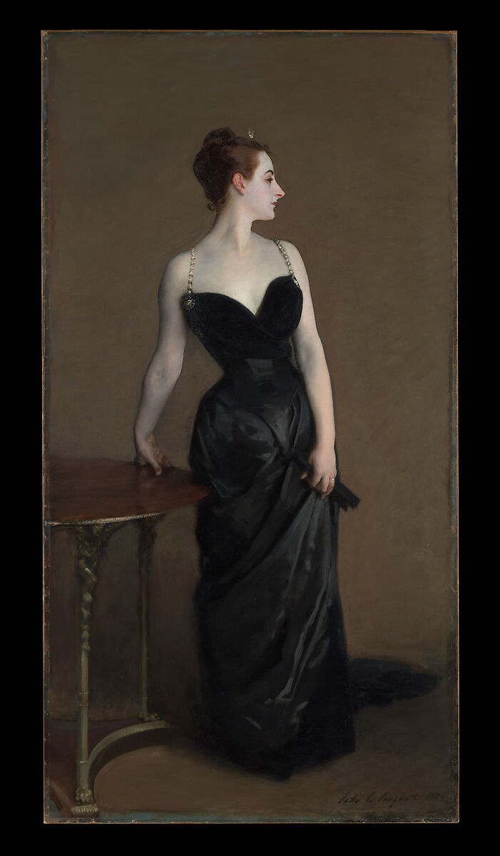 Madame X (Virginie Am&eacute;lie Avegno Gautreau), John Singer Sargent (American, Florence 1856&ndash;1925 London), Oil on canvas, American