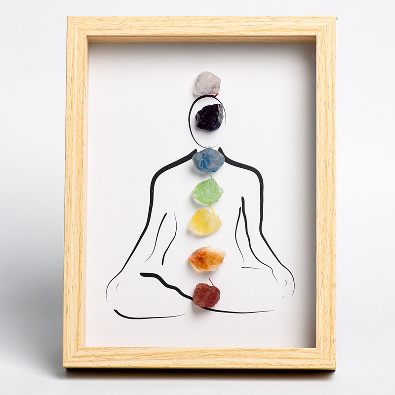7 Chakra Healing Gemstone Picture Frame (With Meaning)
