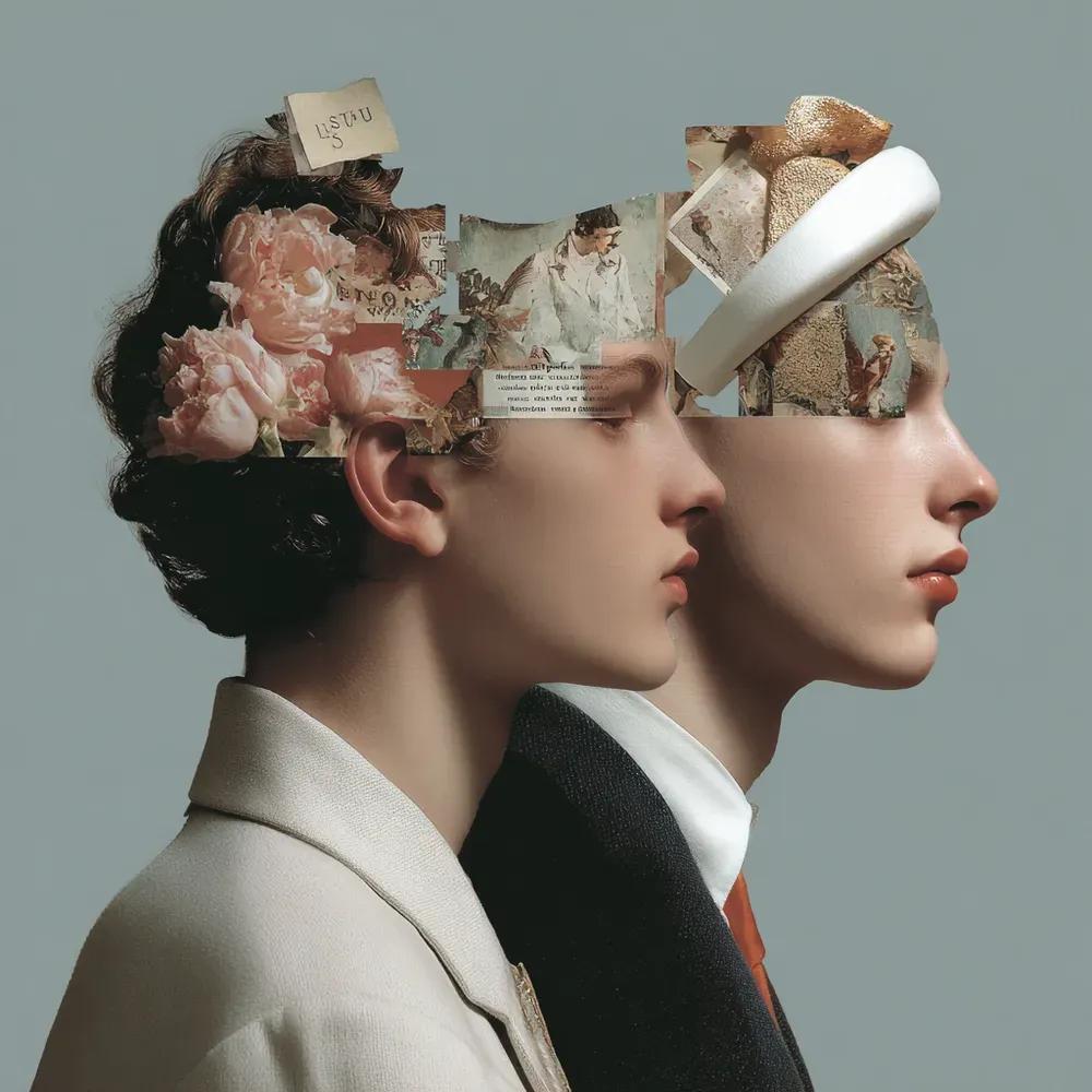 Vintage Surreal Memory Collages Midjourney Prompt | PromptBase