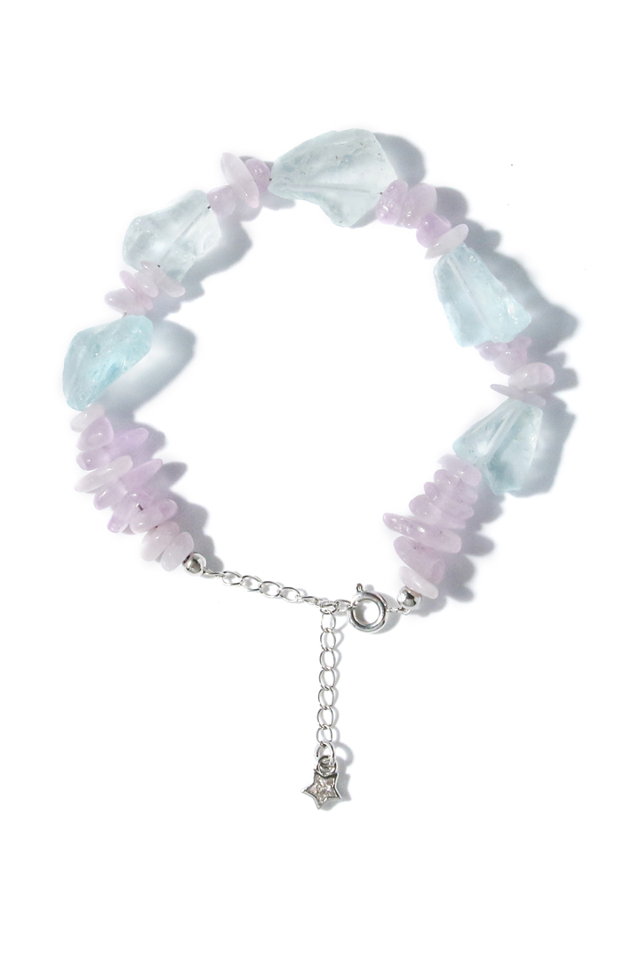 Aries Lepidolite Zodiac Bracelet 
