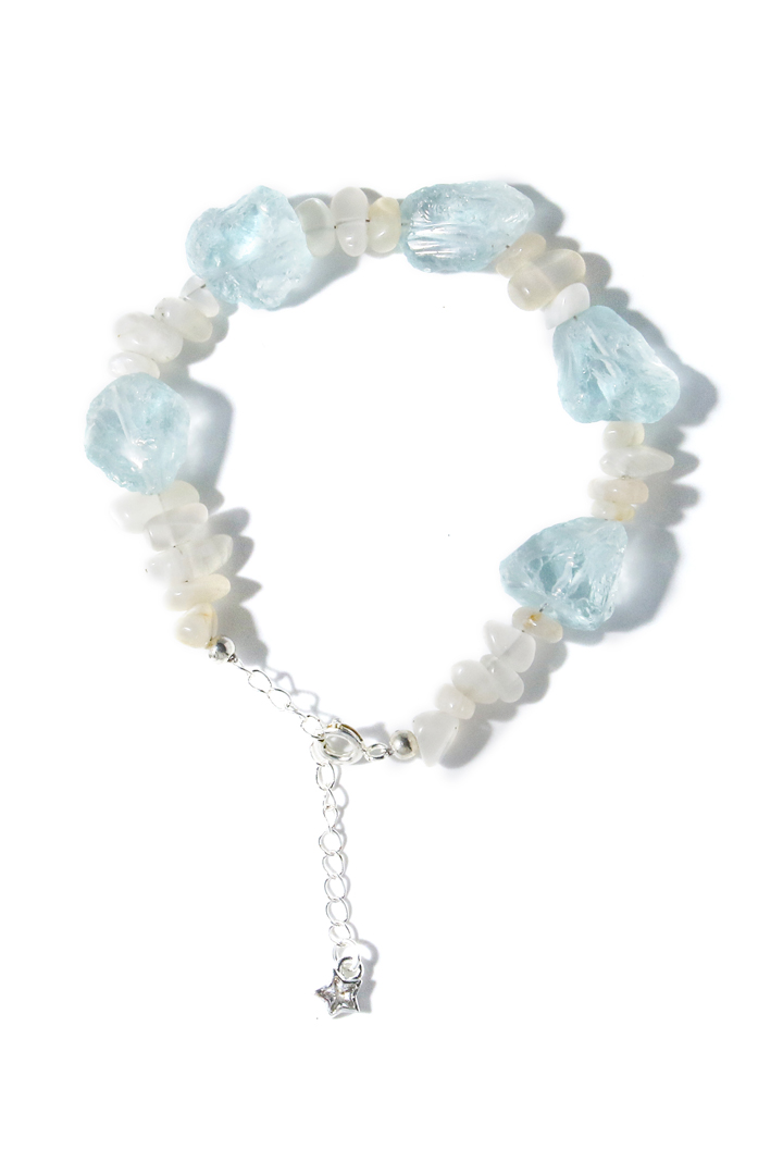 Cancer Moonstone Zodiac Bracelet 