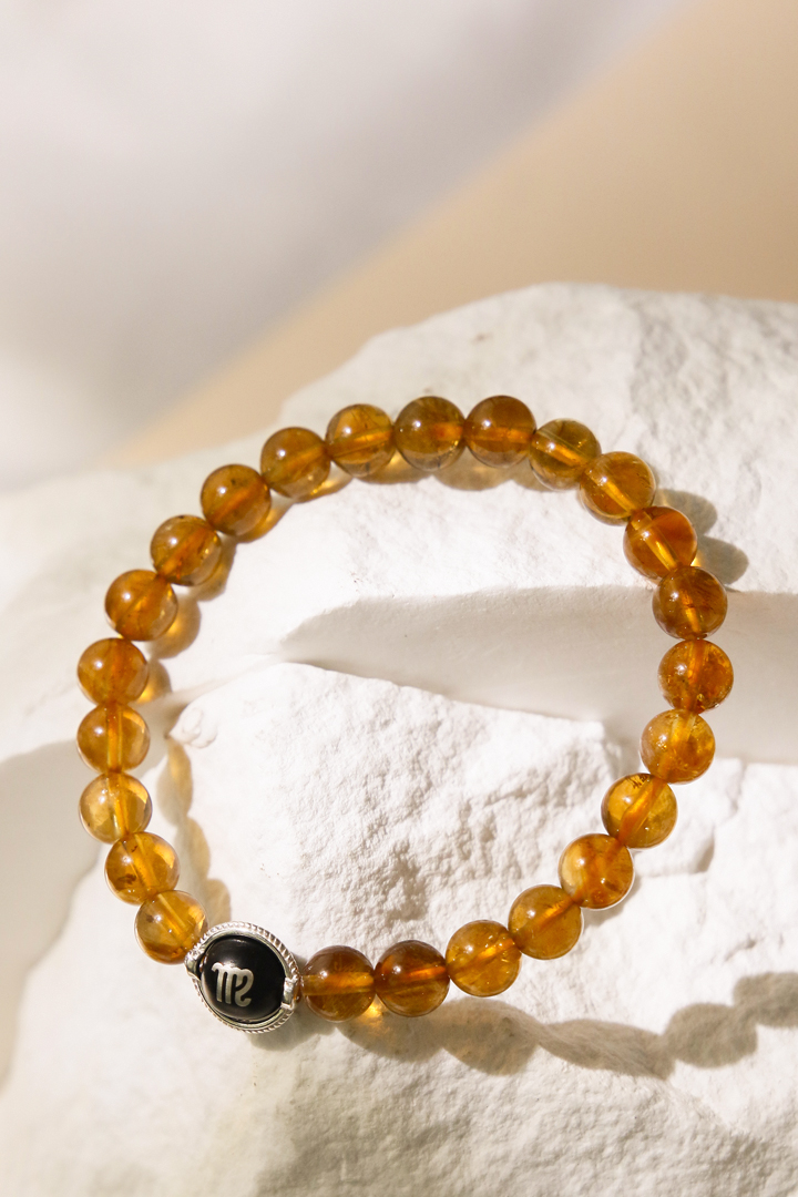 Citrine Virgo Zodiac Bracelet