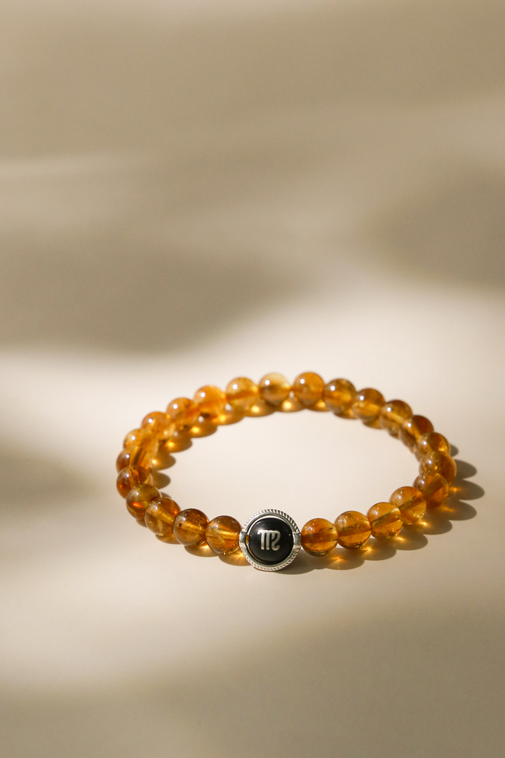 Citrine Virgo Zodiac Bracelet
