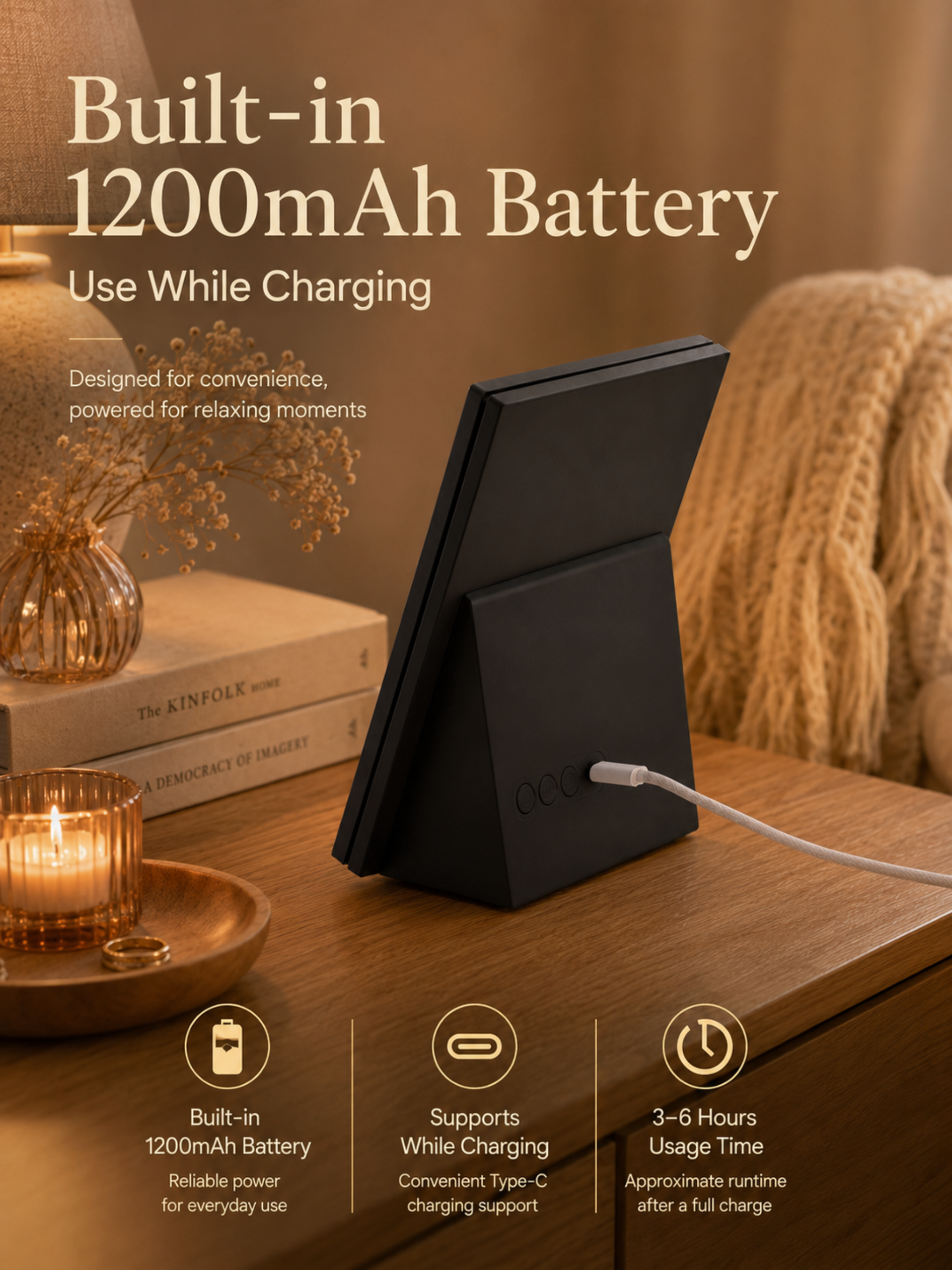DIY Flowing Sand Glow Photo Frame Lamp