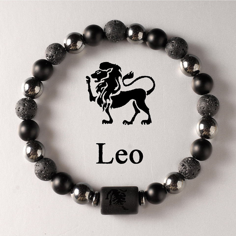 12 Zodiac Sign Crystal Bracelets