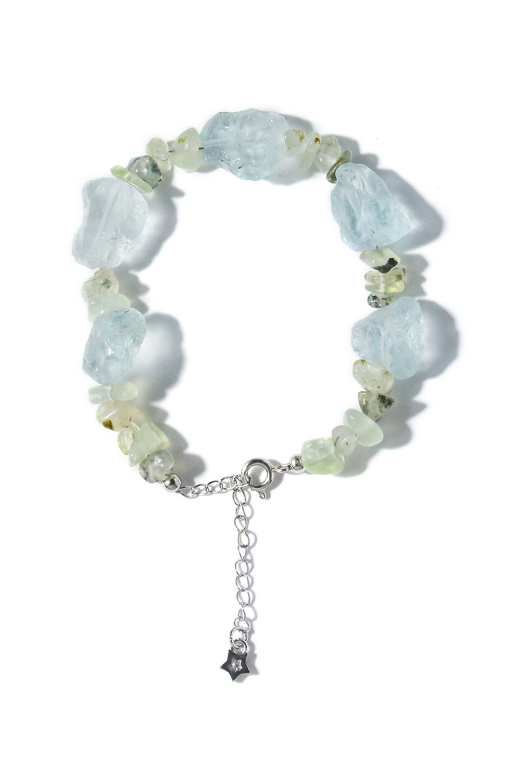 Libra Prehnite Zodiac Bracelet 