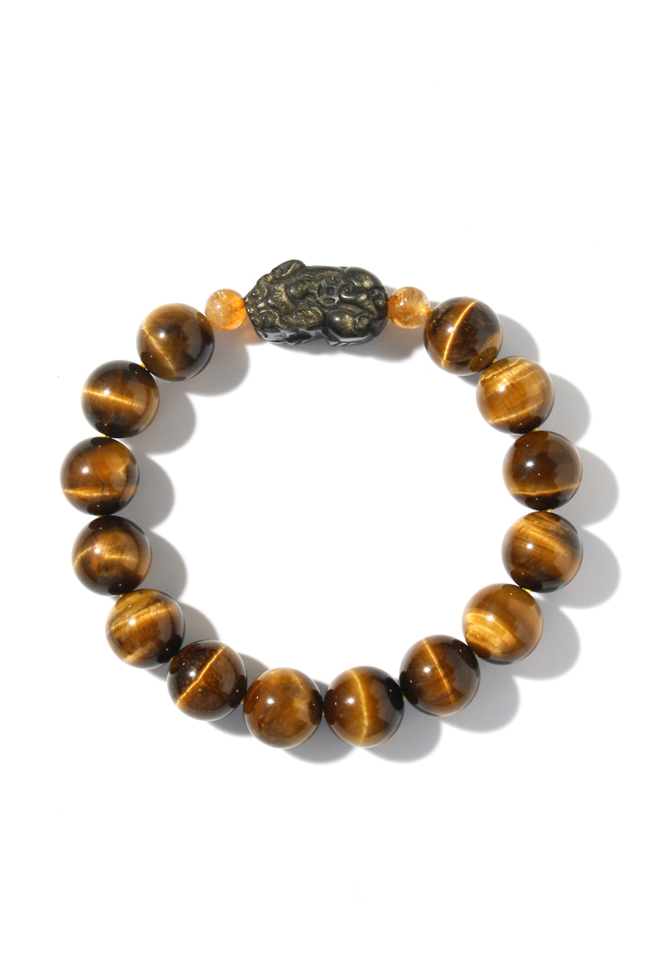 Tiger's Eye Pixiu - Money Magnet Bracelet
