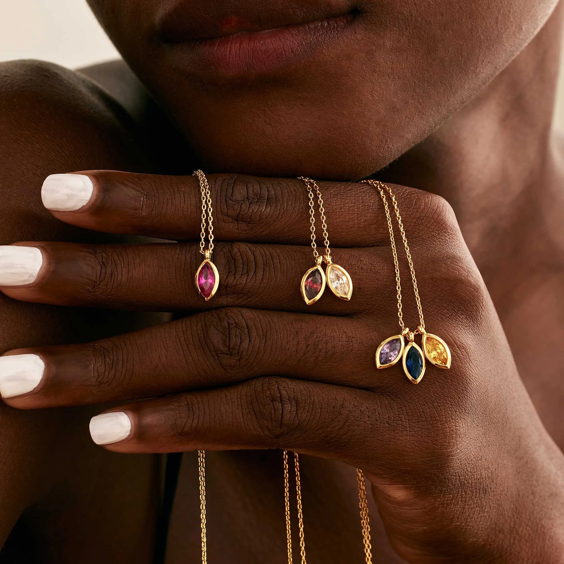 Birthstone Necklace – Gold Vermeil