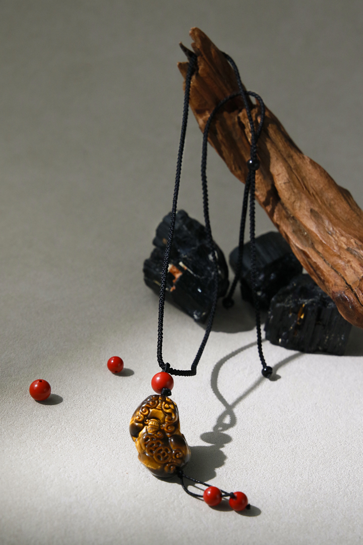 Tiger's Eye Pixiu Bracelet & Necklace