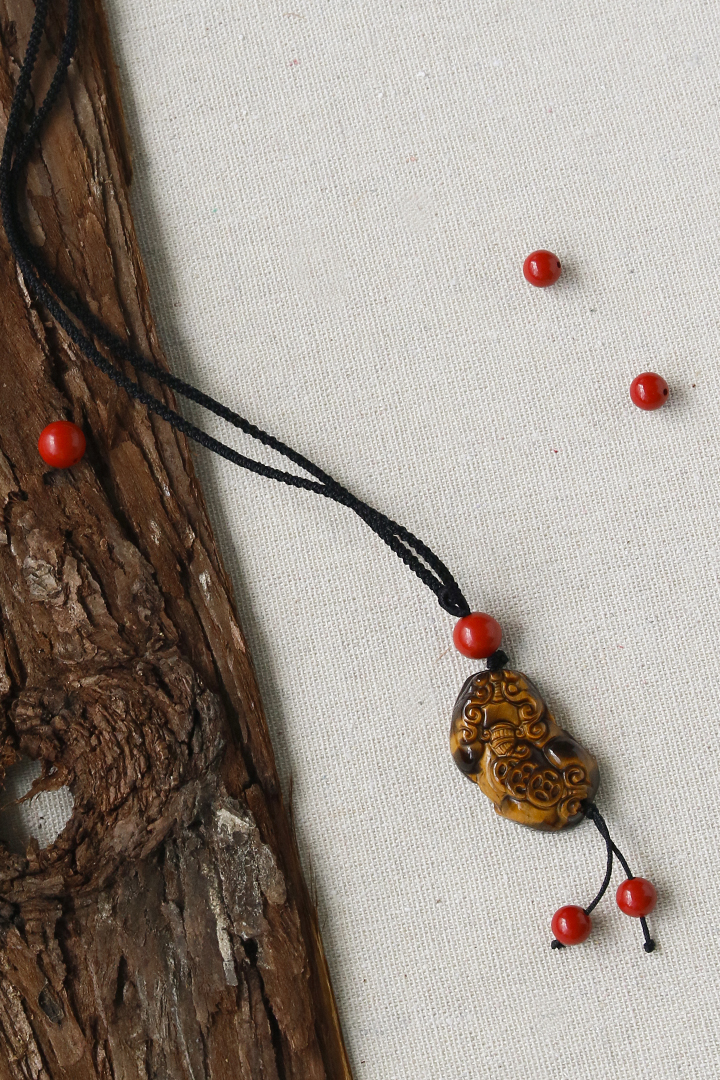 Tiger's Eye Pixiu Bracelet & Necklace