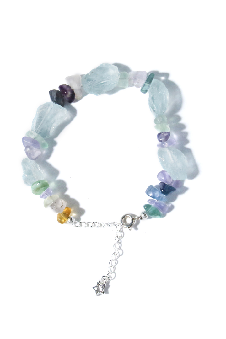 Virgo Fluorite Zodiac Bracelet