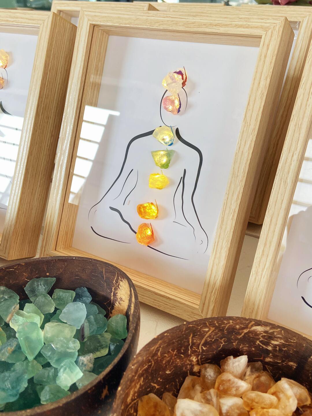 7 Chakra Healing Gemstone Picture Frame (With Meaning)