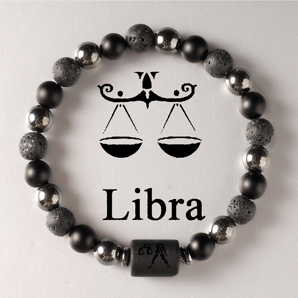 12 Zodiac Sign Crystal Bracelets