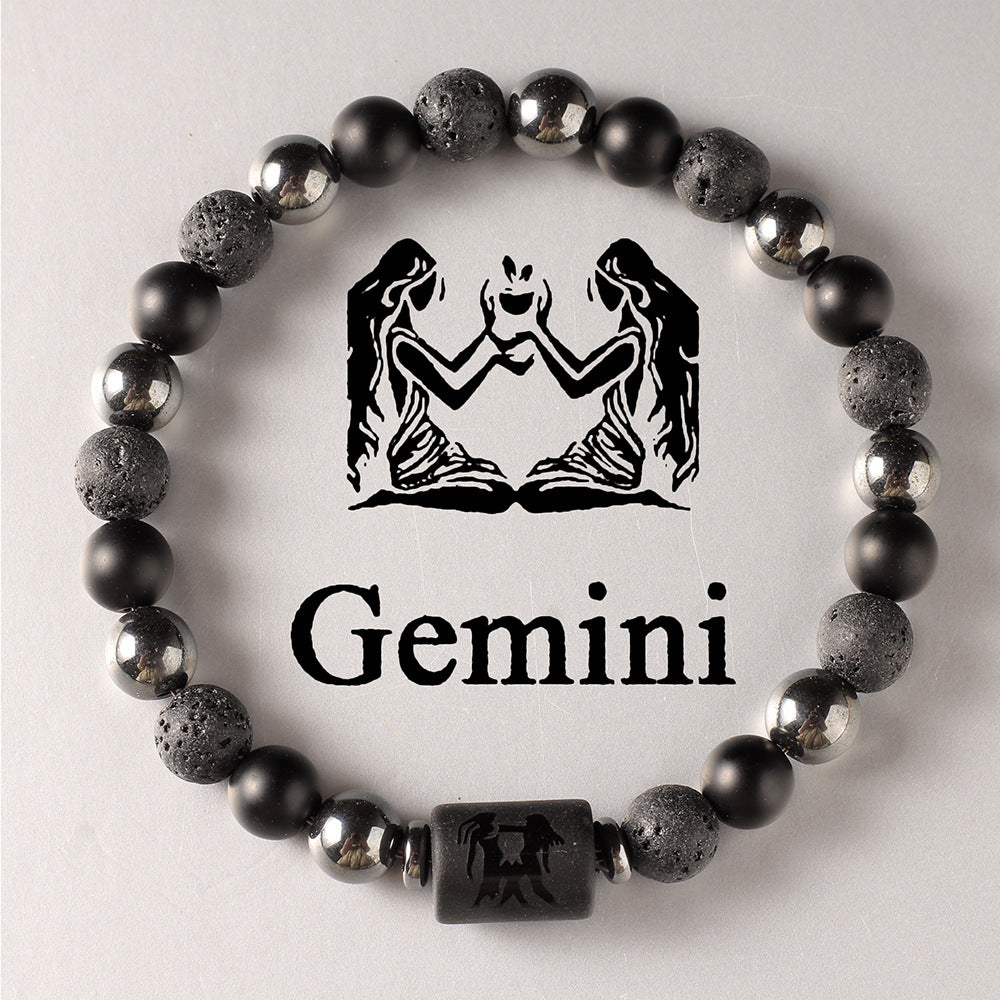 12 Zodiac Sign Crystal Bracelets