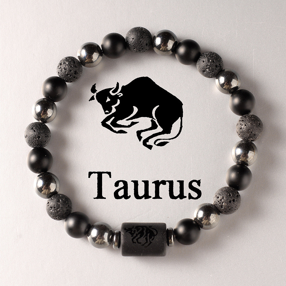 12 Zodiac Sign Crystal Bracelets
