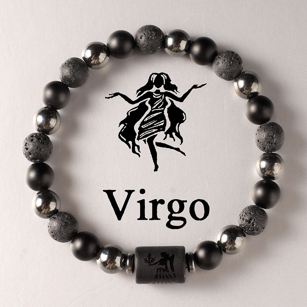 12 Zodiac Sign Crystal Bracelets