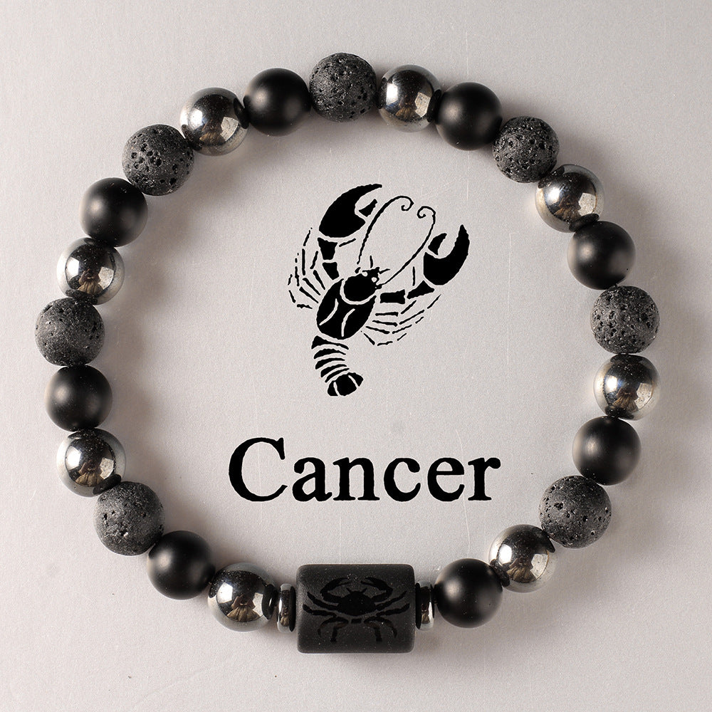 12 Zodiac Sign Crystal Bracelets
