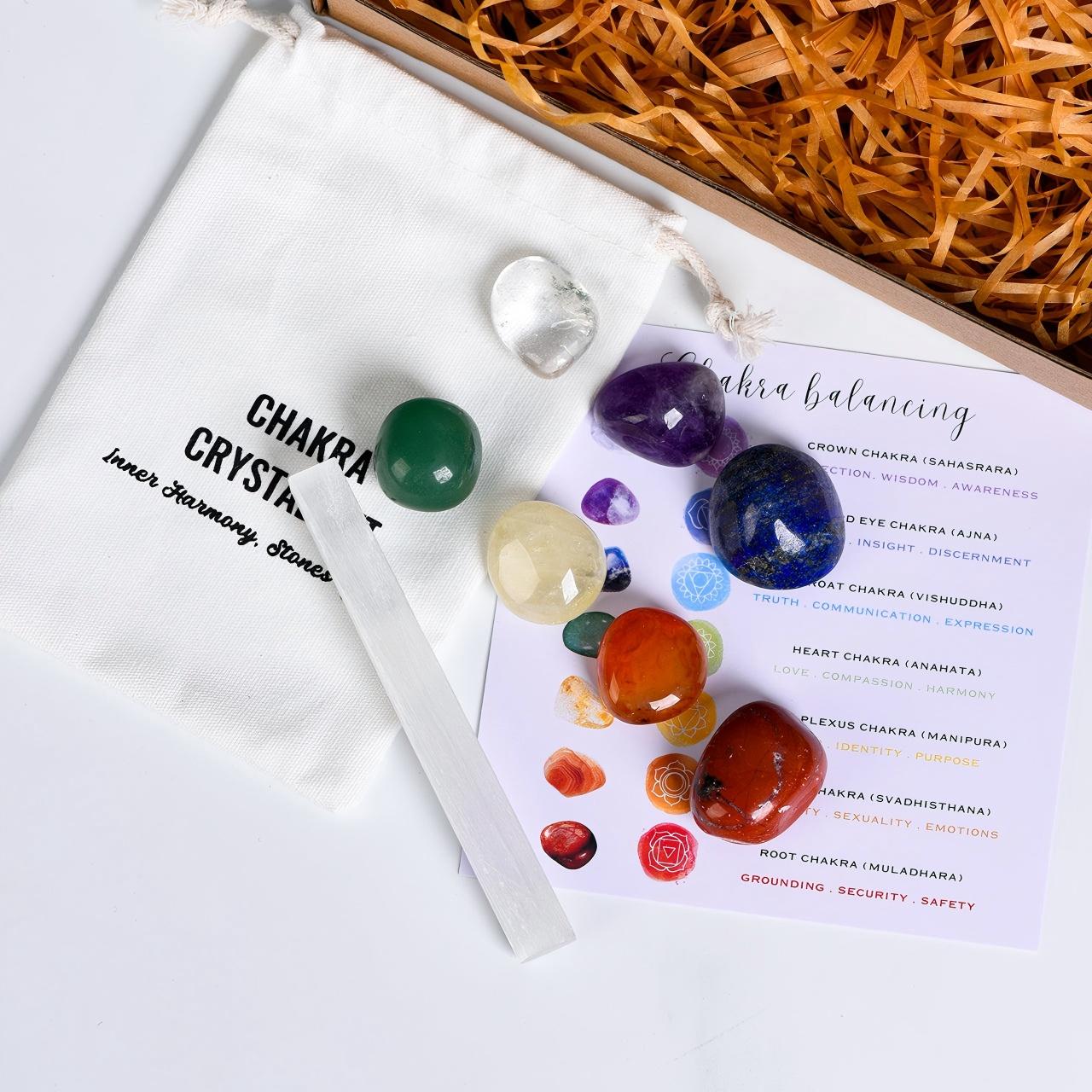Seven Chakra Healing Stone Set