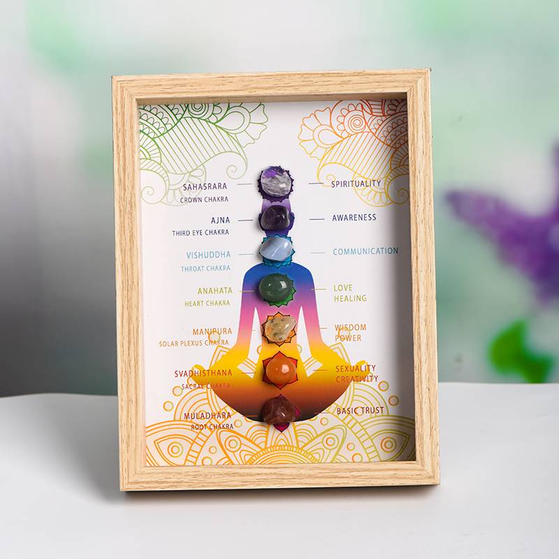 7 Chakra Healing Gemstone Picture Frame (With Meaning)