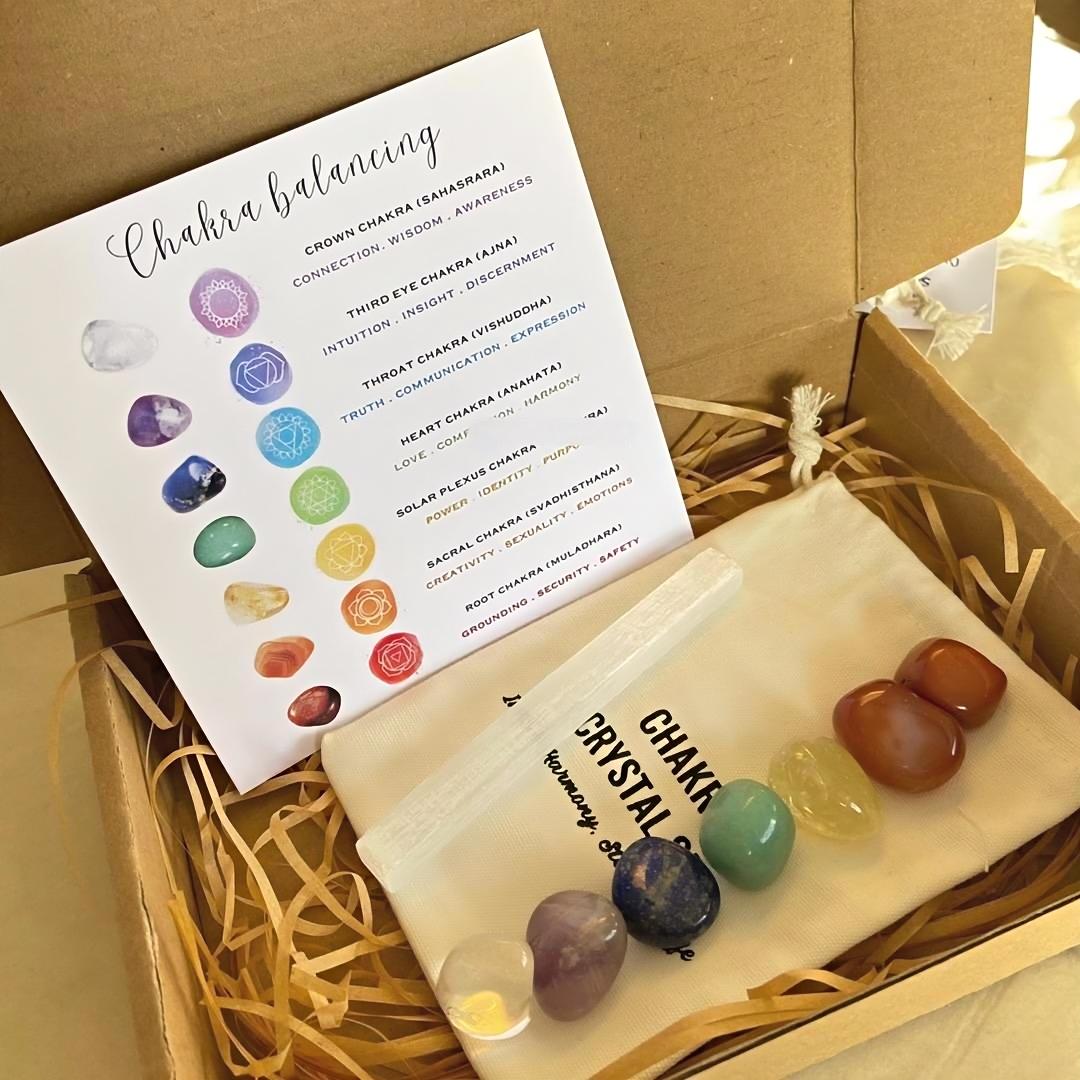 Seven Chakra Healing Stone Set