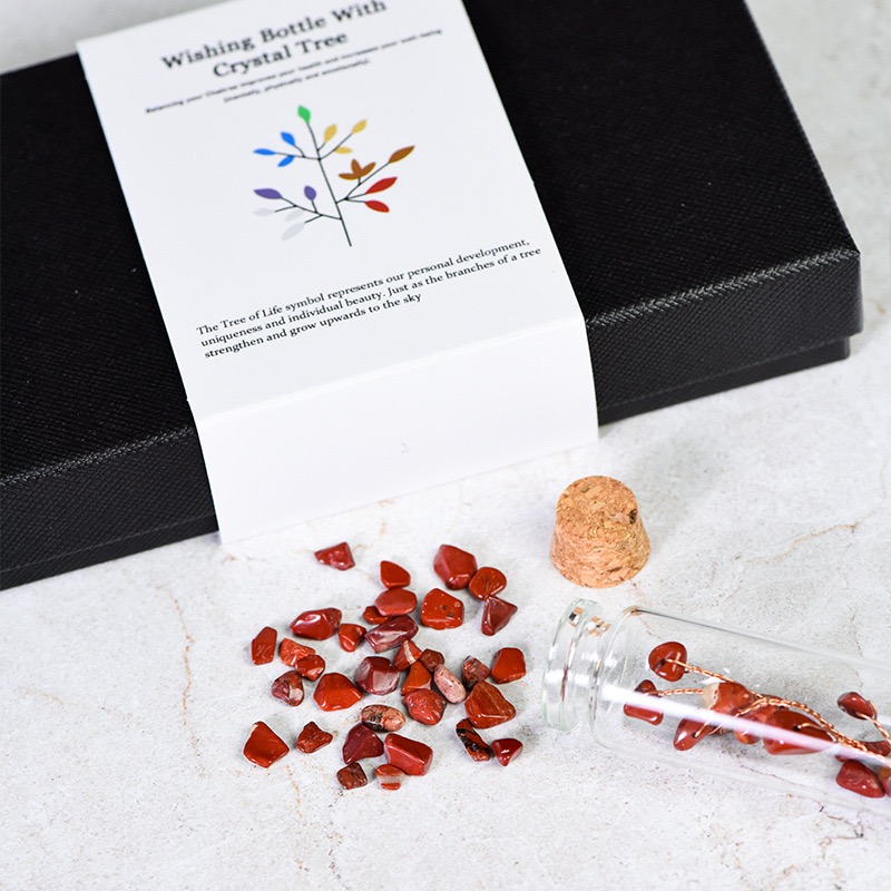 Seven Chakra Stone Wishing Bottles