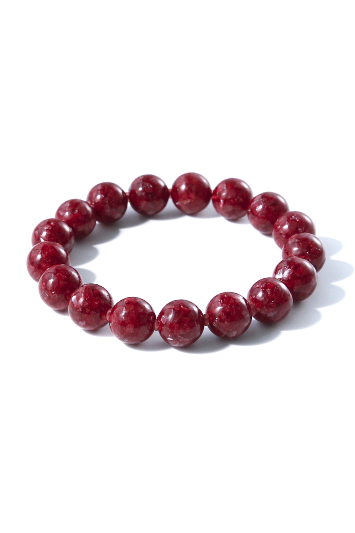 Cinnabar Bracelet - 100% HAND-CARVED