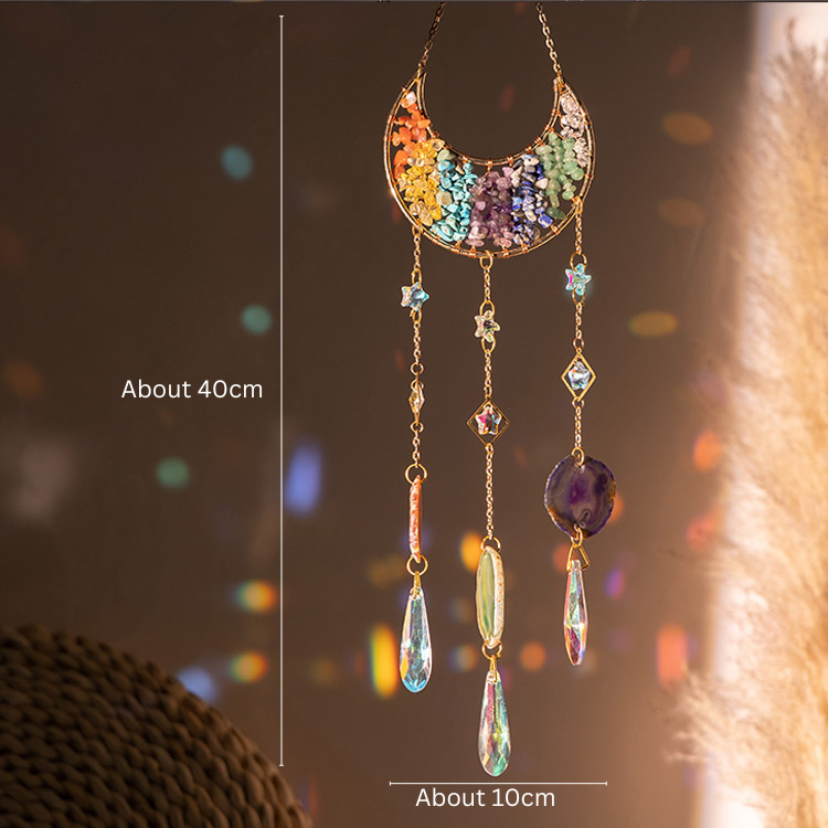  Natural Crystal Suncatcher