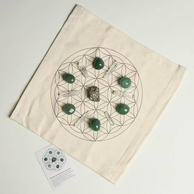 Wealth & Luck - Crystal Grid