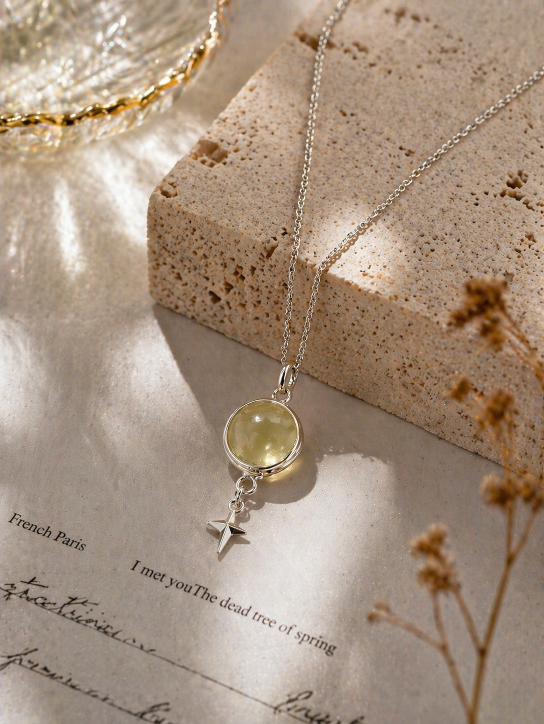 Handmade Crystal Necklace