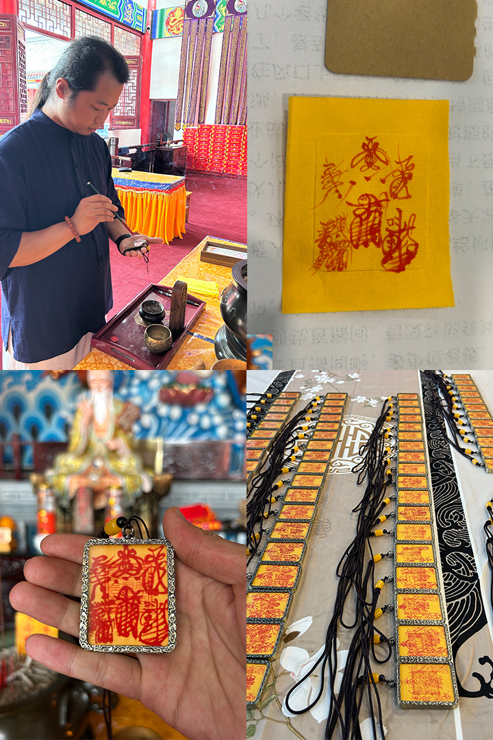 Five Thunderbolts Ritual Thangka - Devotional Brushwork