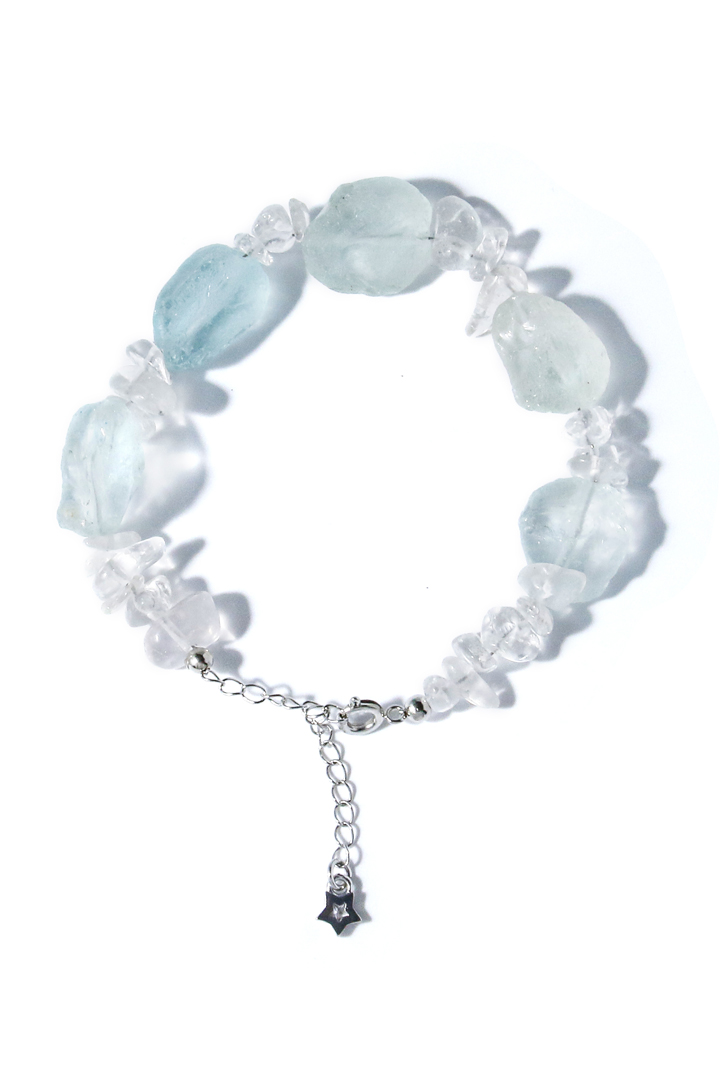 Gemini Clear Quartz Zodiac Bracelet 