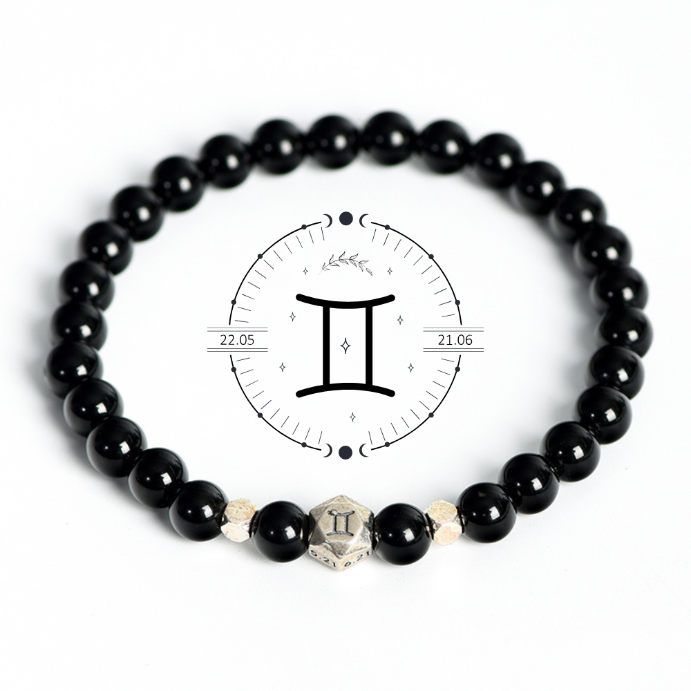 Obsidian Zodiac Protection Bracelet