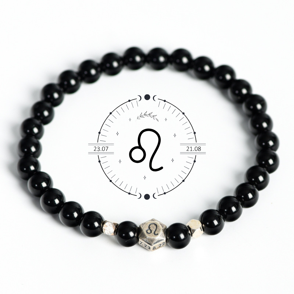 Obsidian Zodiac Protection Bracelet