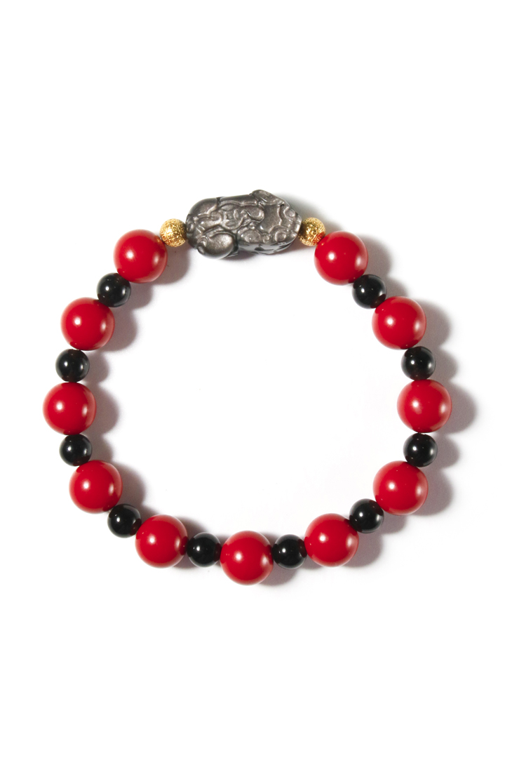 Cinnabar Pixiu - Money Magnet Bracelet