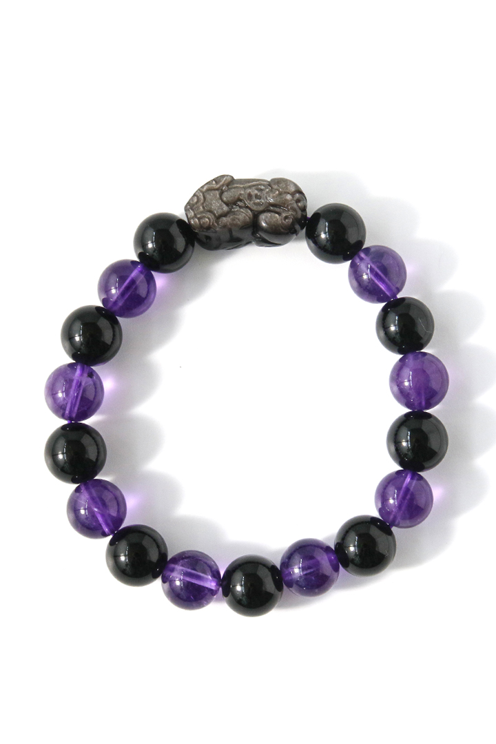 Amethyst Pixiu - Money Magnet Bracelet