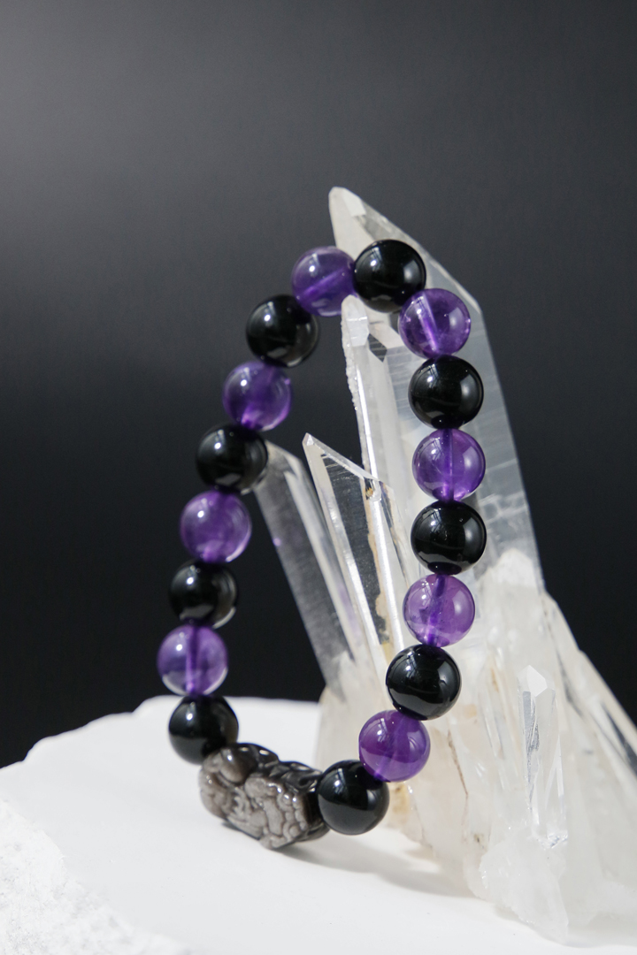Amethyst Pixiu - Money Magnet Bracelet