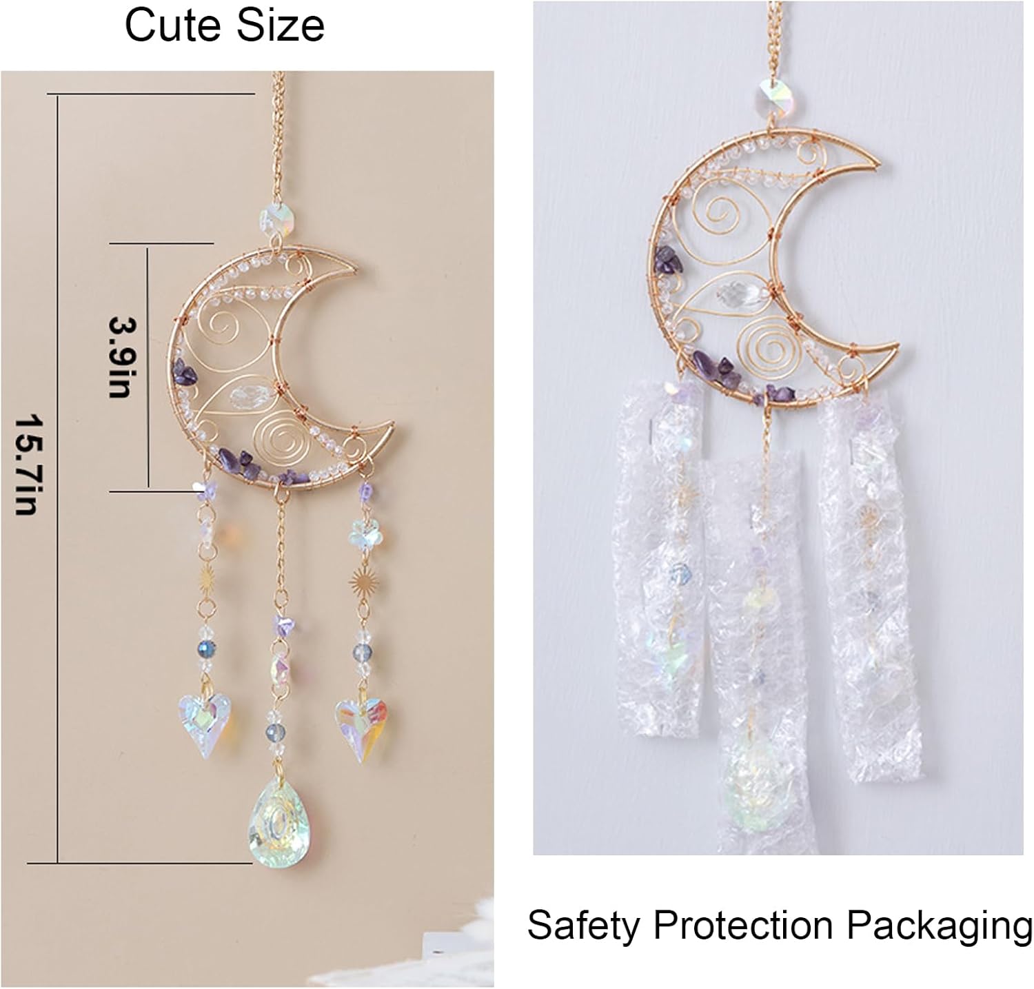  Natural Crystal Suncatcher