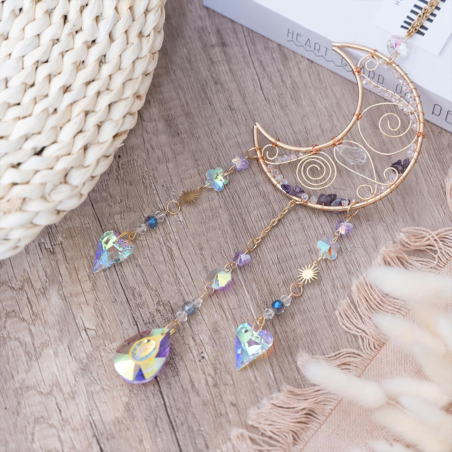  Natural Crystal Suncatcher