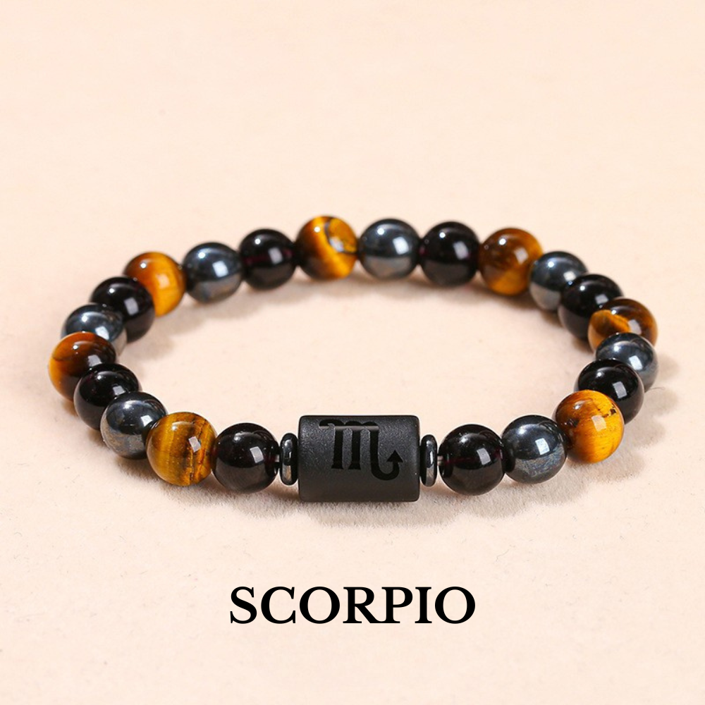 Tiger's Eye Zodiac Guard Bracelet 