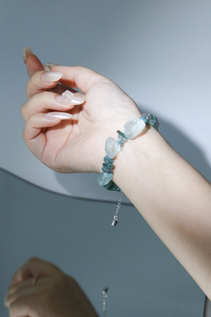 Aries Lepidolite Zodiac Bracelet 