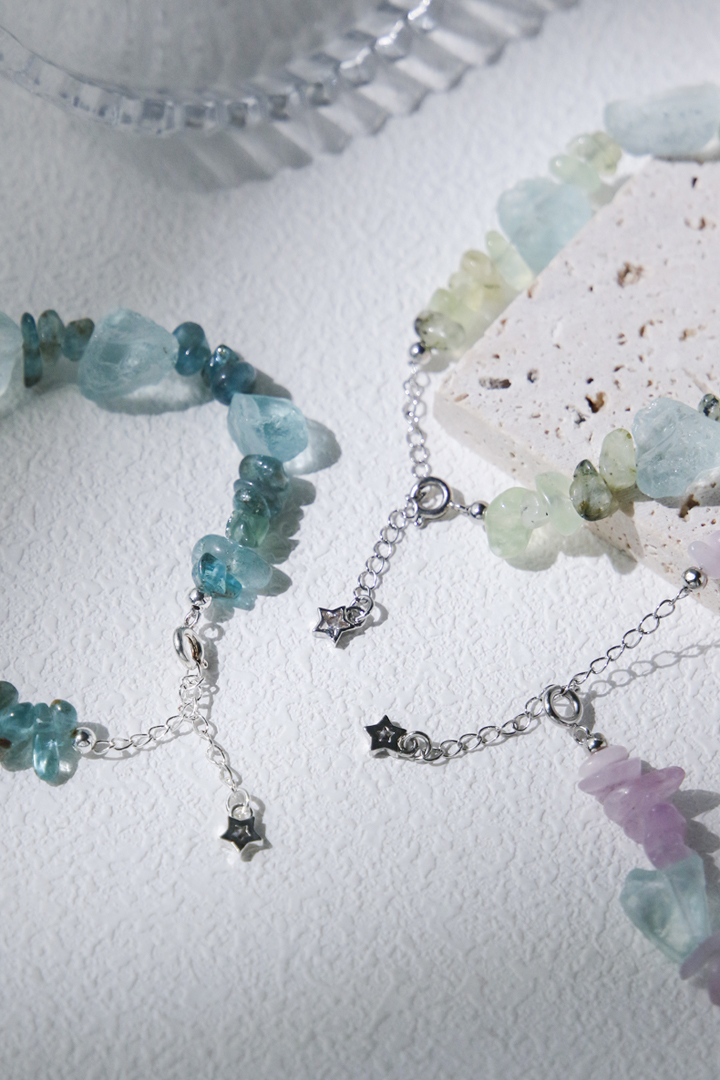 Aries Lepidolite Zodiac Bracelet 