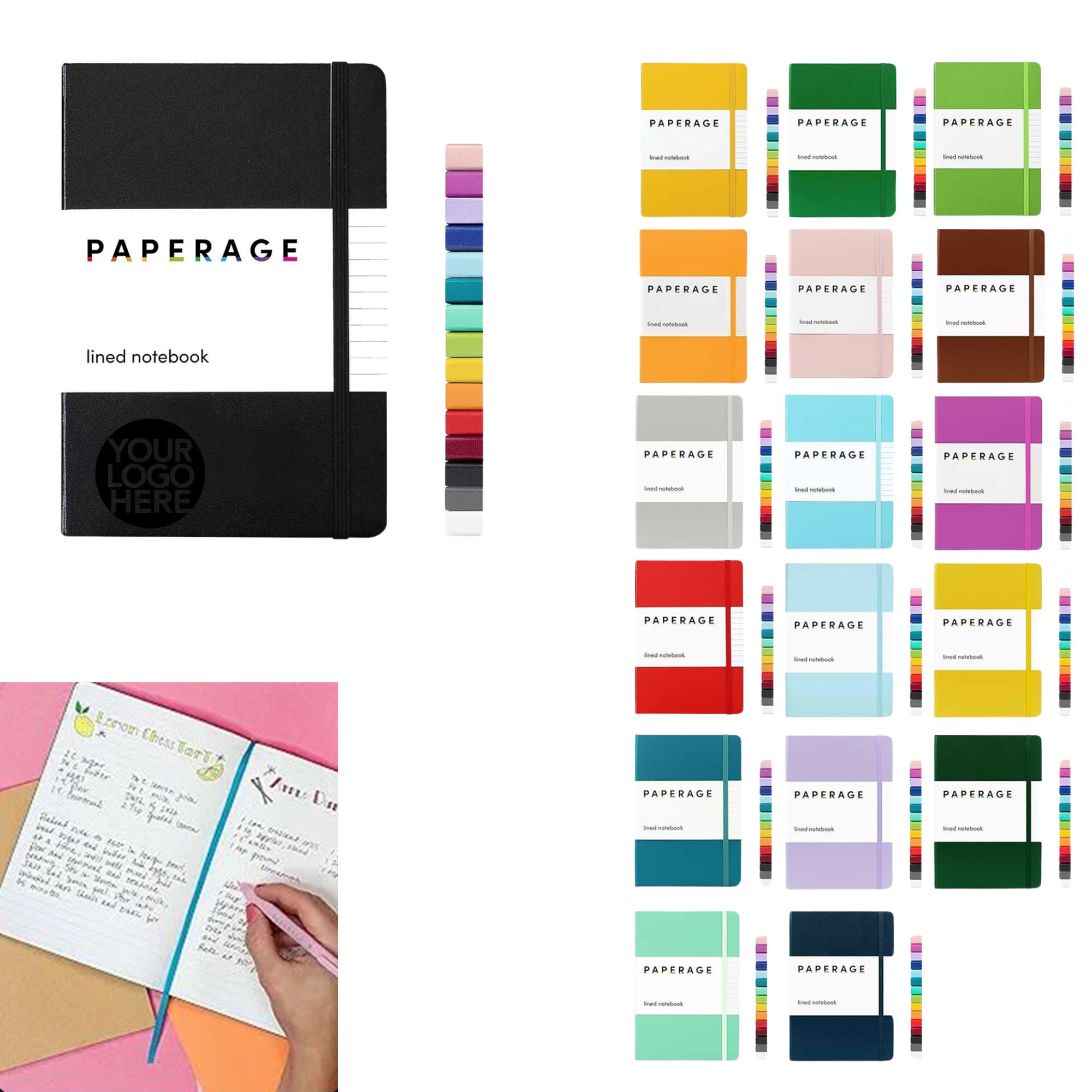 Medium Hardcover Ruled Journal 