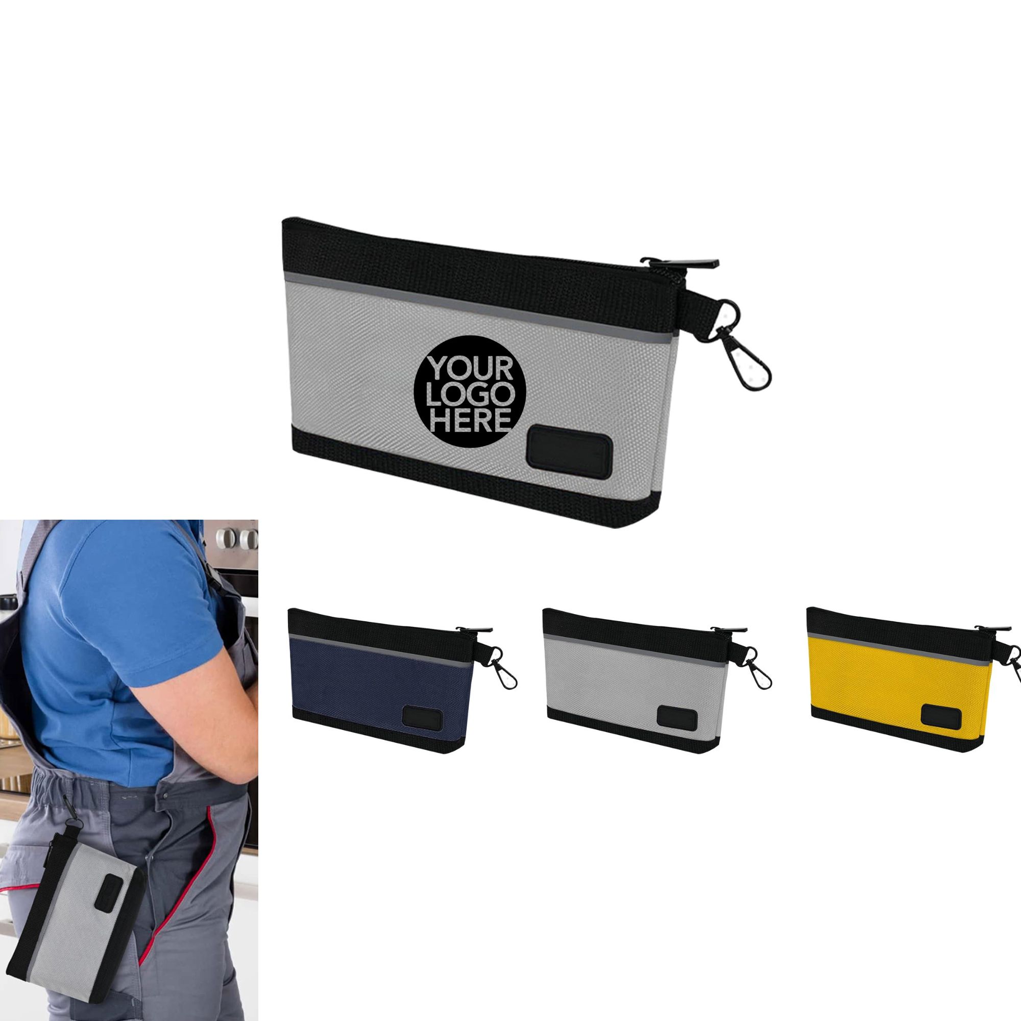 Versatile Canvas Toiletry Pouch & Card Holder