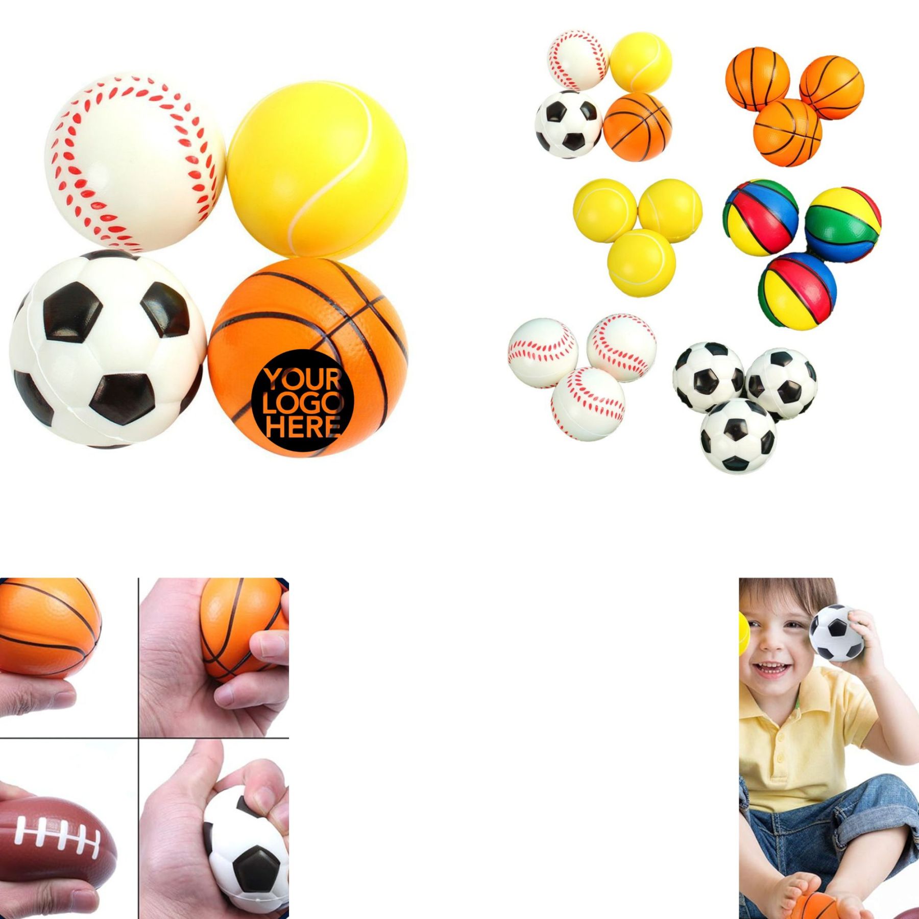 Custom Foam Soccer Stress Ball