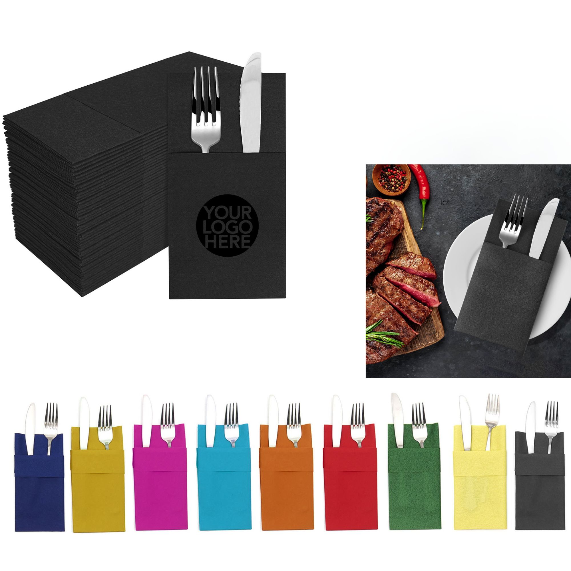 Disposable Dust-Free Colored Napkin
